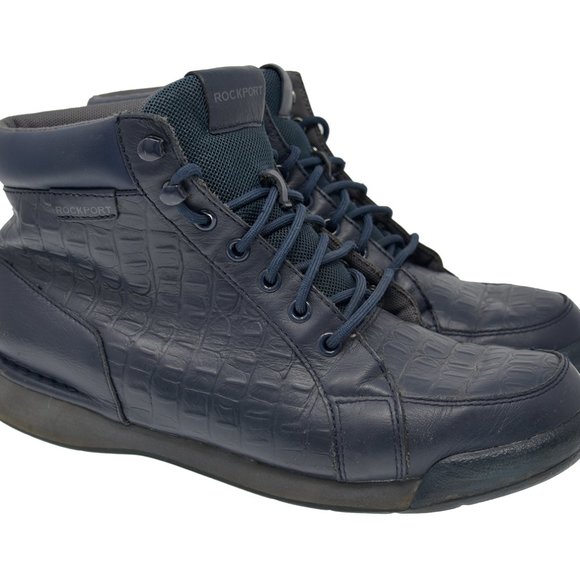 *Rockport Blue Sz 9.5M EU 43 Blue Faux Lizard Skin main image 6